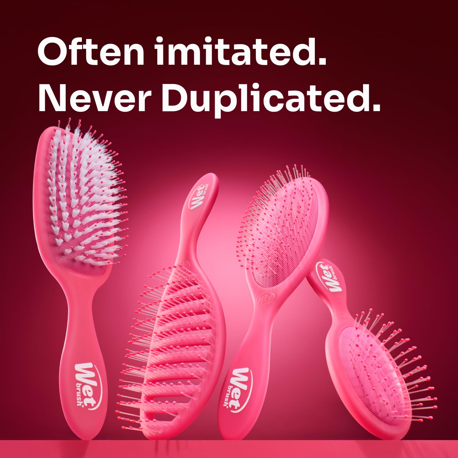 Wet Brush Mini Detangler – Limited Edition Birthday Gift for Her, Compact Travel Hairbrush in Iridescent Colorways