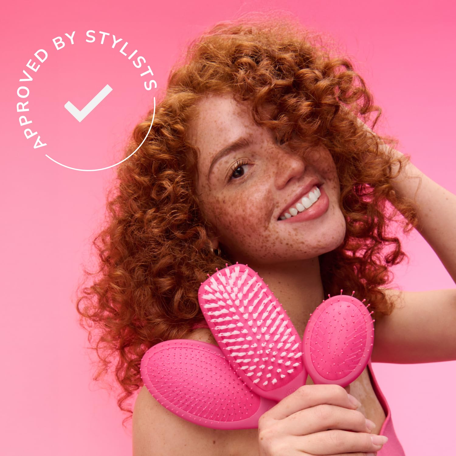 Wet Brush Mini Detangler – Limited Edition Birthday Gift for Her, Compact Travel Hairbrush in Iridescent Colorways