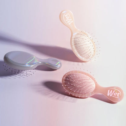 Wet Brush Mini Detangler – Limited Edition Birthday Gift for Her, Compact Travel Hairbrush in Iridescent Colorways