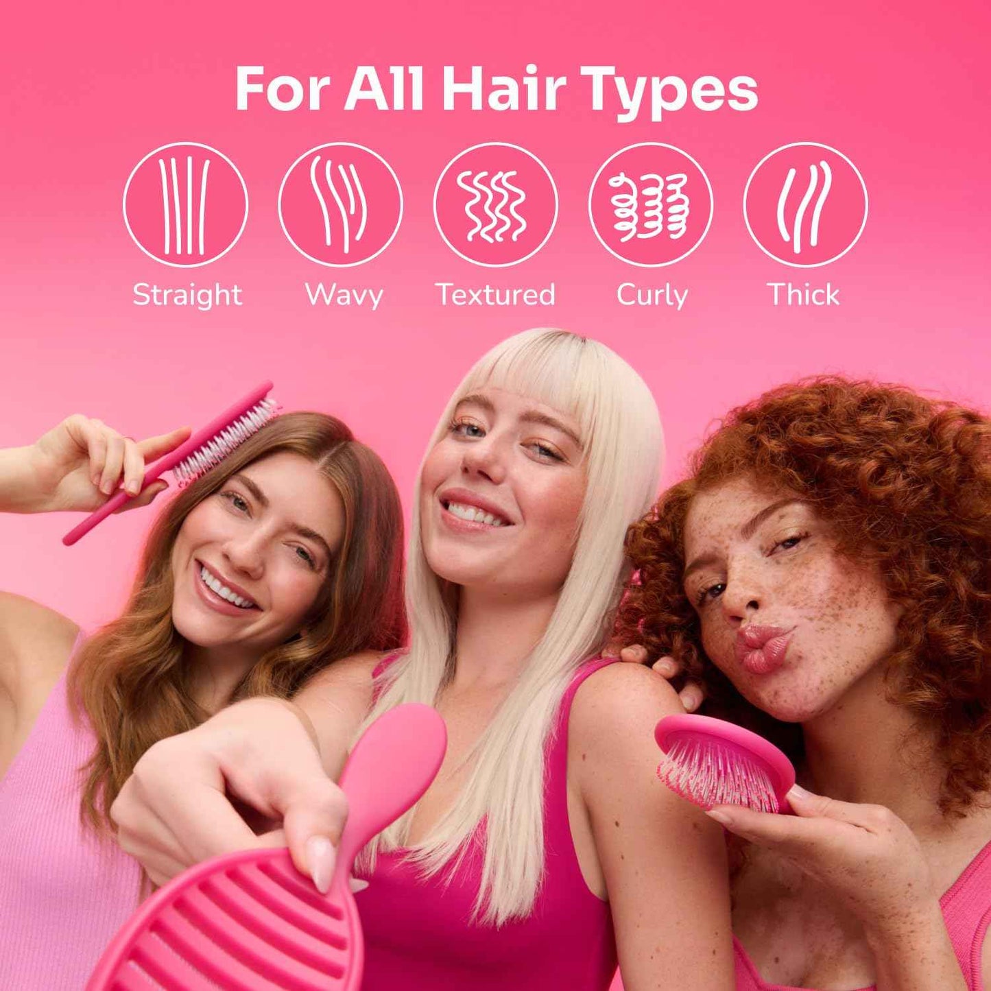 Wet Brush Mini Detangler – Limited Edition Birthday Gift for Her, Compact Travel Hairbrush in Iridescent Colorways