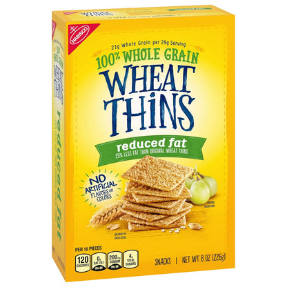 Wheat Thins Reduced Fat Crackers – Portable Snack for Backyard Patio Gatherings