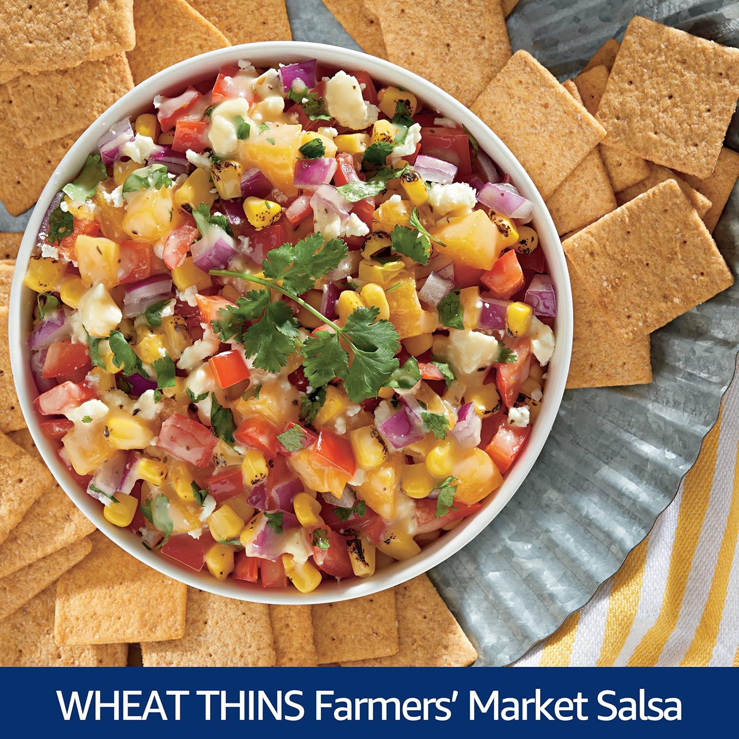 Wheat Thins Reduced Fat Crackers – Portable Snack for Backyard Patio Gatherings