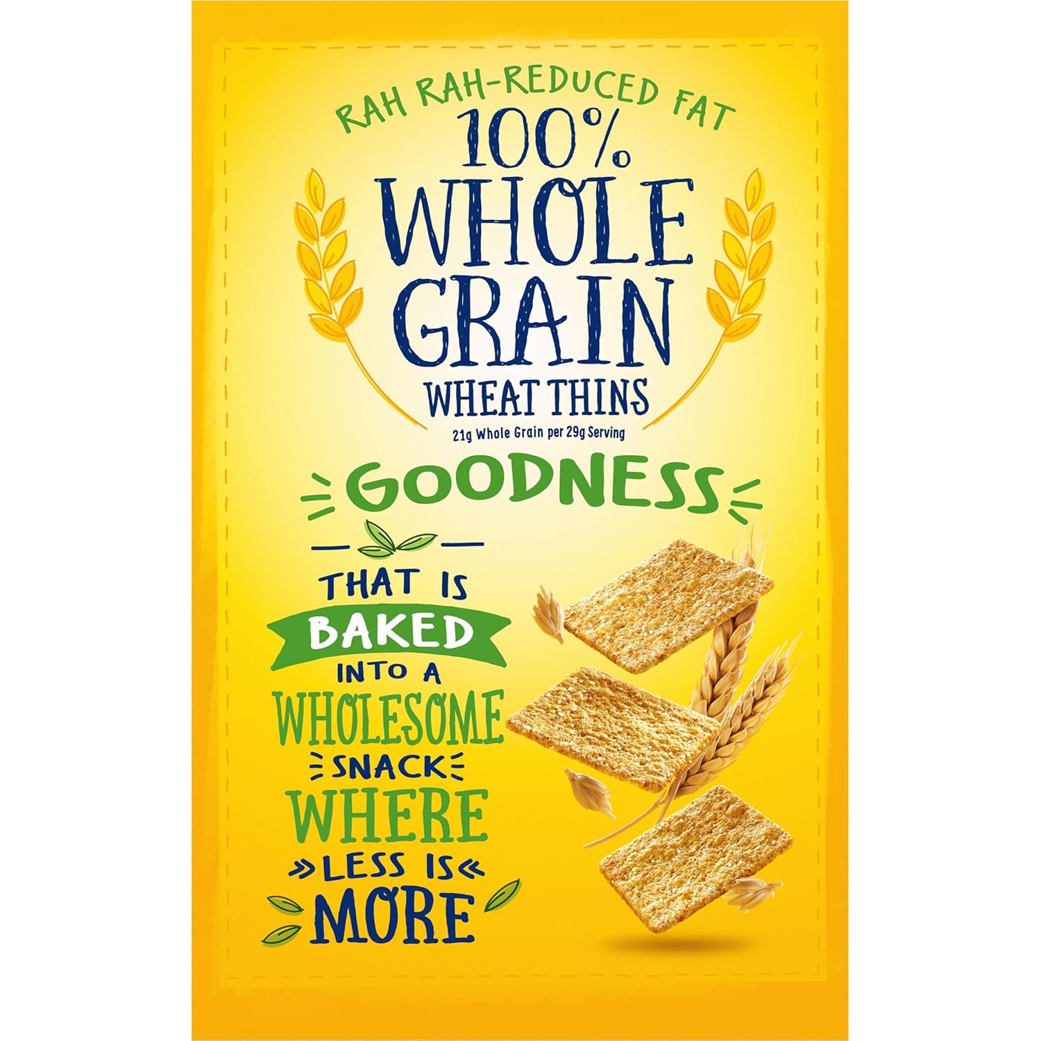 Wheat Thins Reduced Fat Crackers – Portable Snack for Backyard Patio Gatherings