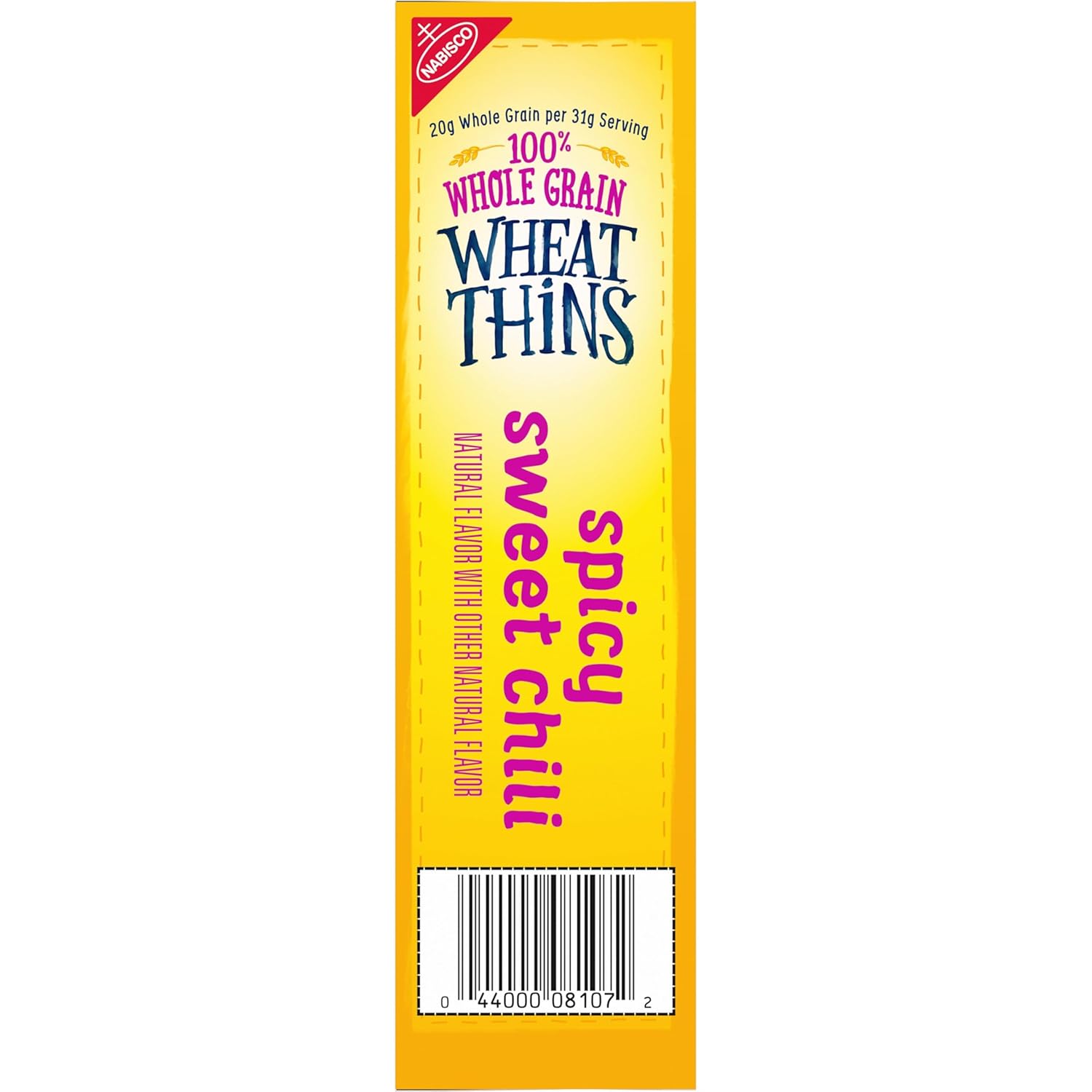 Wheat Thins Spicy Sweet Chili Crackers – Clean-Label Crunch for Self-Care Snack Drawers and Wind-Down Evenings, 8.5 oz