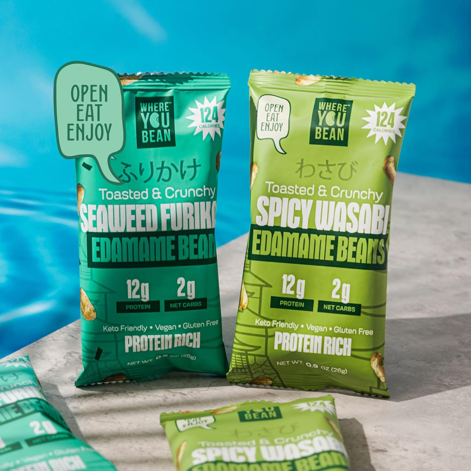Where You Bean Seaweed Furikake Edamame – Kid-Friendly Crunchy Lunchbox Protein for School and After-School Snacks