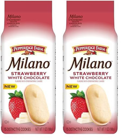 White Chocolate Strawberry Flavored - 7 Oz (Pack of 2)