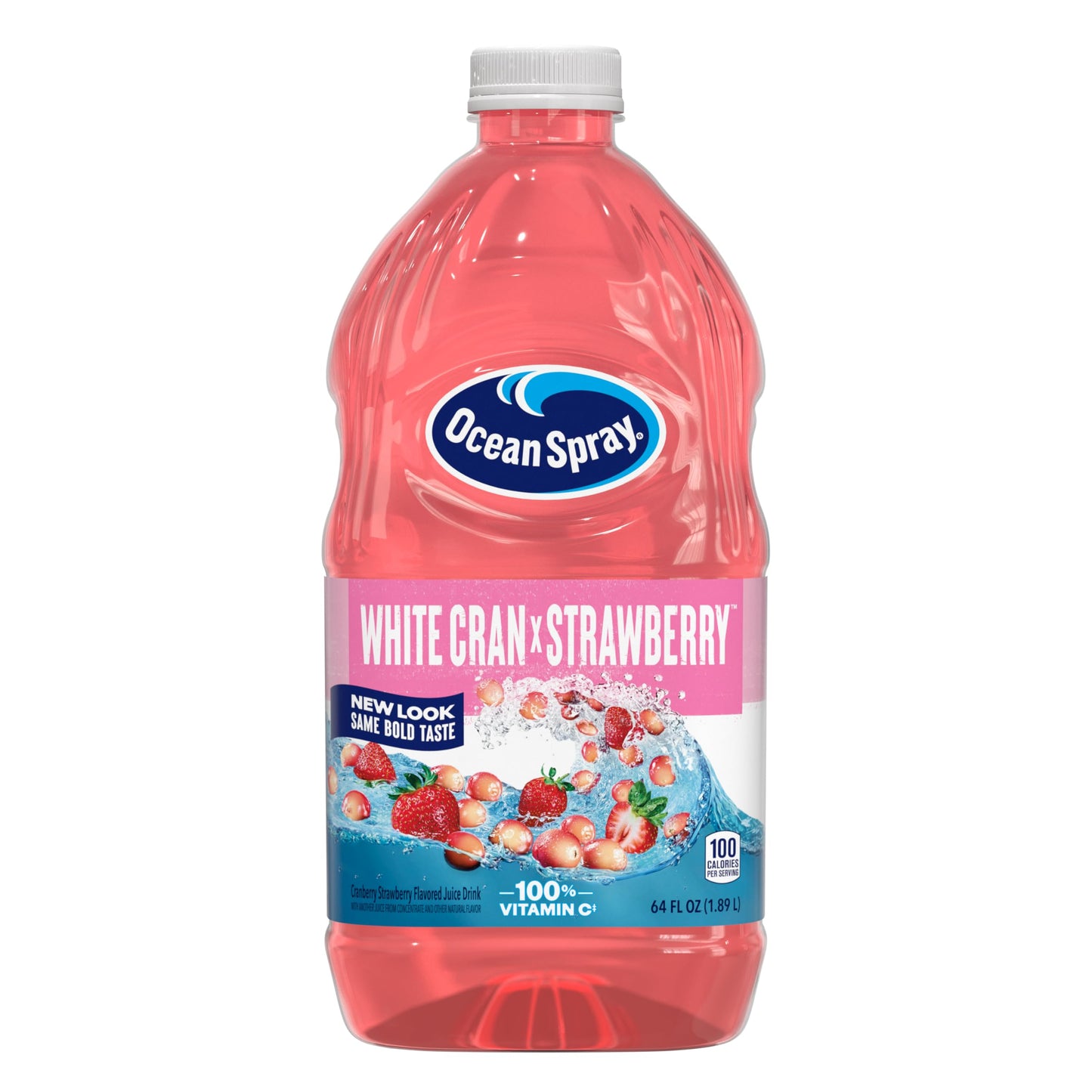 White Cran-Strawberry - 64 Fl Oz (Pack of 1)
