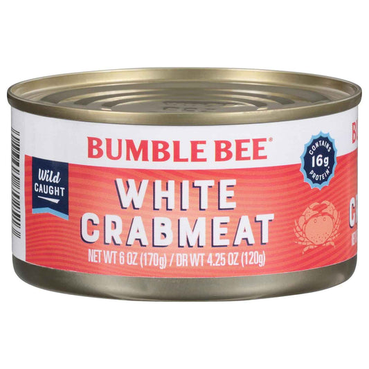 Bumble Bee Canned Crab Meat – 16g Protein Snack for Mindful Eating and Calorie-Conscious Home Chefs