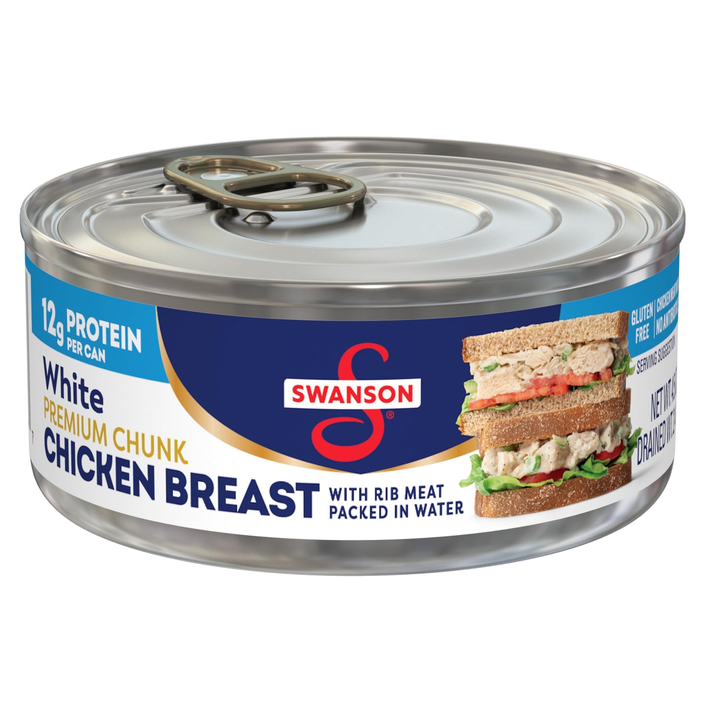 White Premium Chunk Chicken Breast - 4.5 Oz (Pack of 1)