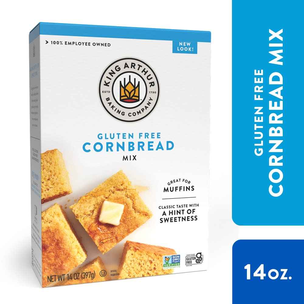 King Arthur Flour Gluten Free Cornbread + Muffin Mix – Nourishing Whole Grain Side for Mindful Home Cooking