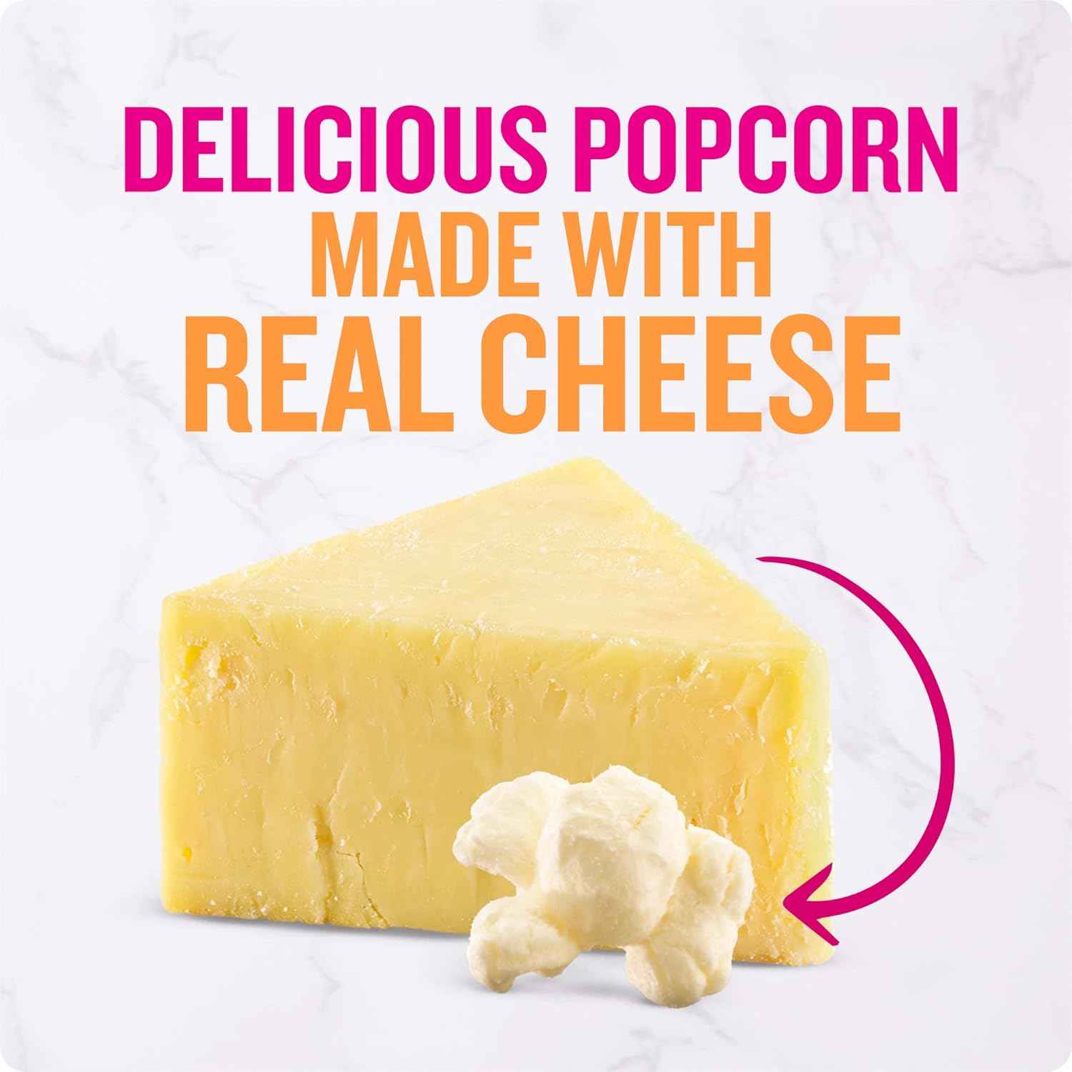 Angie's BOOMCHICKAPOP Caramel & Cheddar Popcorn Mix – Single-Serve Road Trip Snack for the Cup Holder