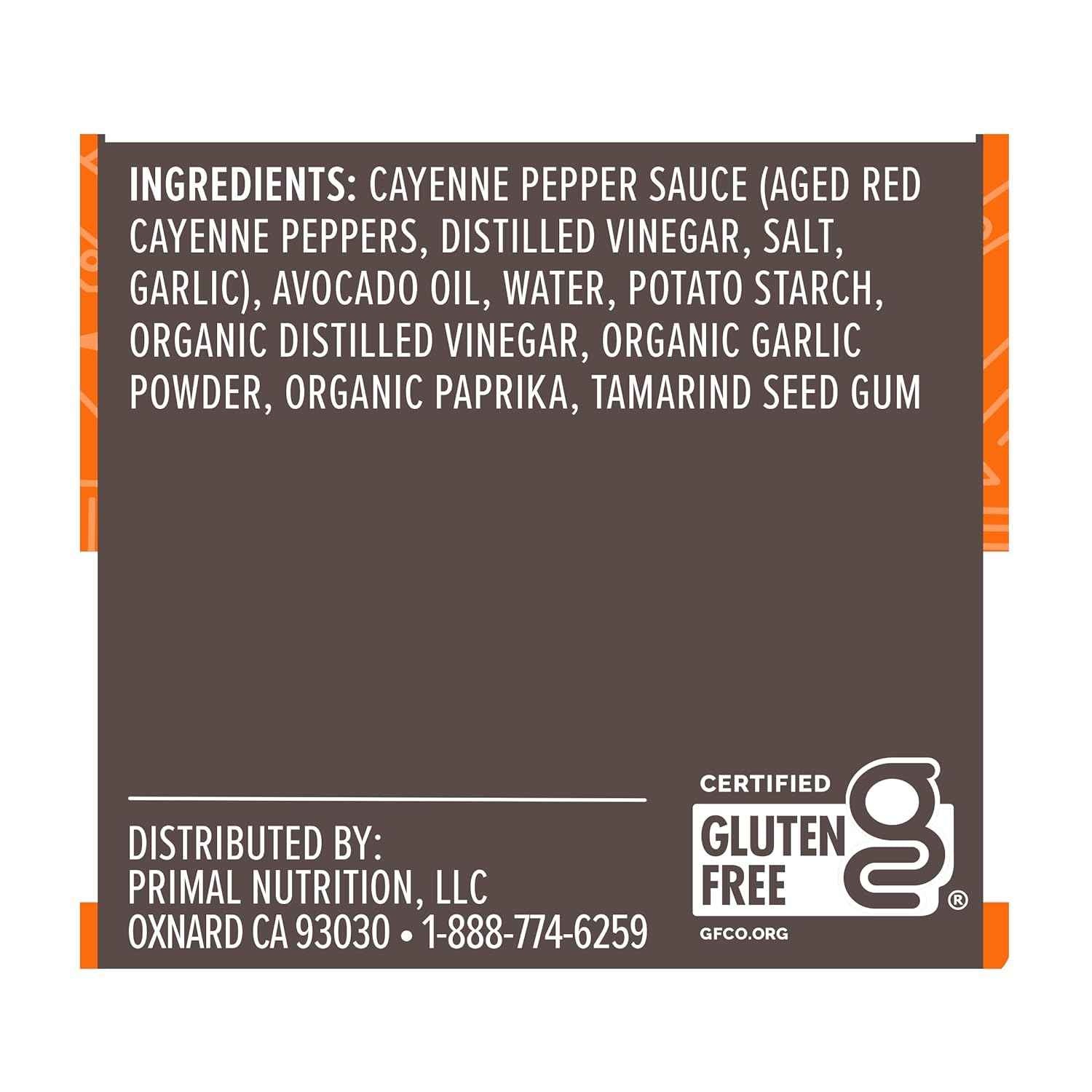 Primal Kitchen No Dairy Buffalo Sauce – Tailgate-Ready Buffalo Wing Sauce for Backyard Grill Nights
