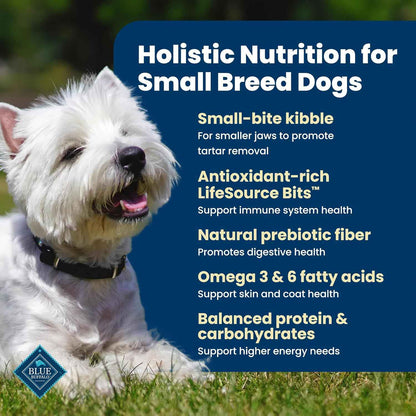 Blue Buffalo Life Protection Small Breed Adult – High-End Chicken & Brown Rice Recipe Featuring Cold-Formed LifeSource Bits