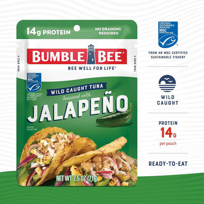 Bumble Bee Spicy Thai Chili Tuna Pouch – Lightweight Backpacking Meal for Campsite and Trail Lunches