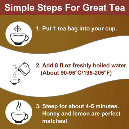 FullChea Mullein Leaf Tea Bags – Glue-Free Ultrasonic-Bonded Teabags for Pure Uncontaminated Brewing