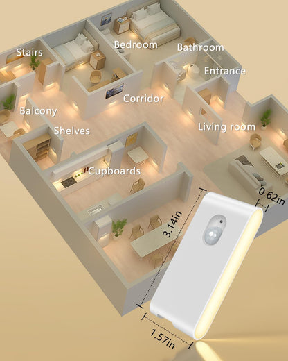 WILLED Rechargeable Night Light – Cool to the Touch Kids Room Lighting for Nursery and Bedtime