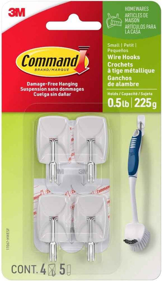 Command Small Wire Toggle Hooks – Simple No-Drill Hooks for Clean, Intentional Seasonal Decor