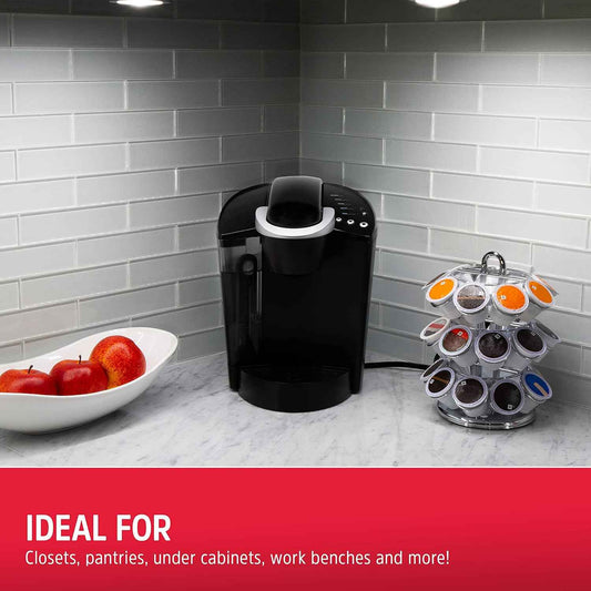 Energizer Battery Puck Lights – Fire-Safe Closet and Stair Lighting with Auto Shutoff