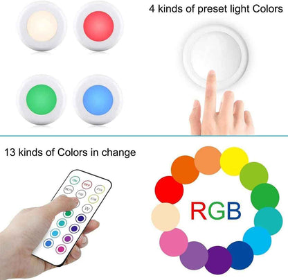 Cadrim Puck Lights - Flameless, Cool-to-Touch Night Lighting for Homes with Kids and Pets