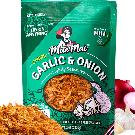 wok-cooked with minimal oil for a light, airy, non-greasy crunch
