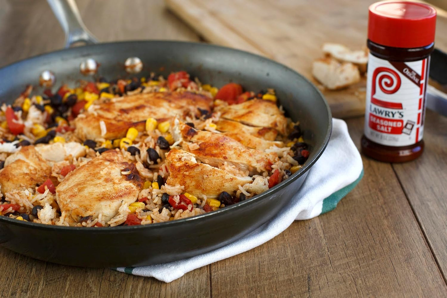 works as a direct table-salt substitute across proteins, sides, and snacks