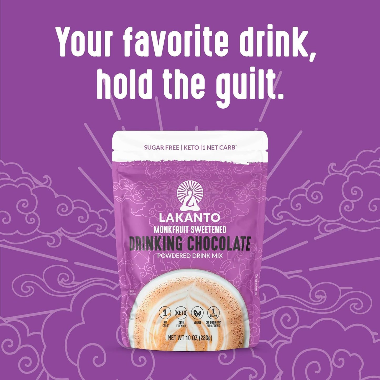 works with any milk including dairy-free options like almond, oat, or coconut milk