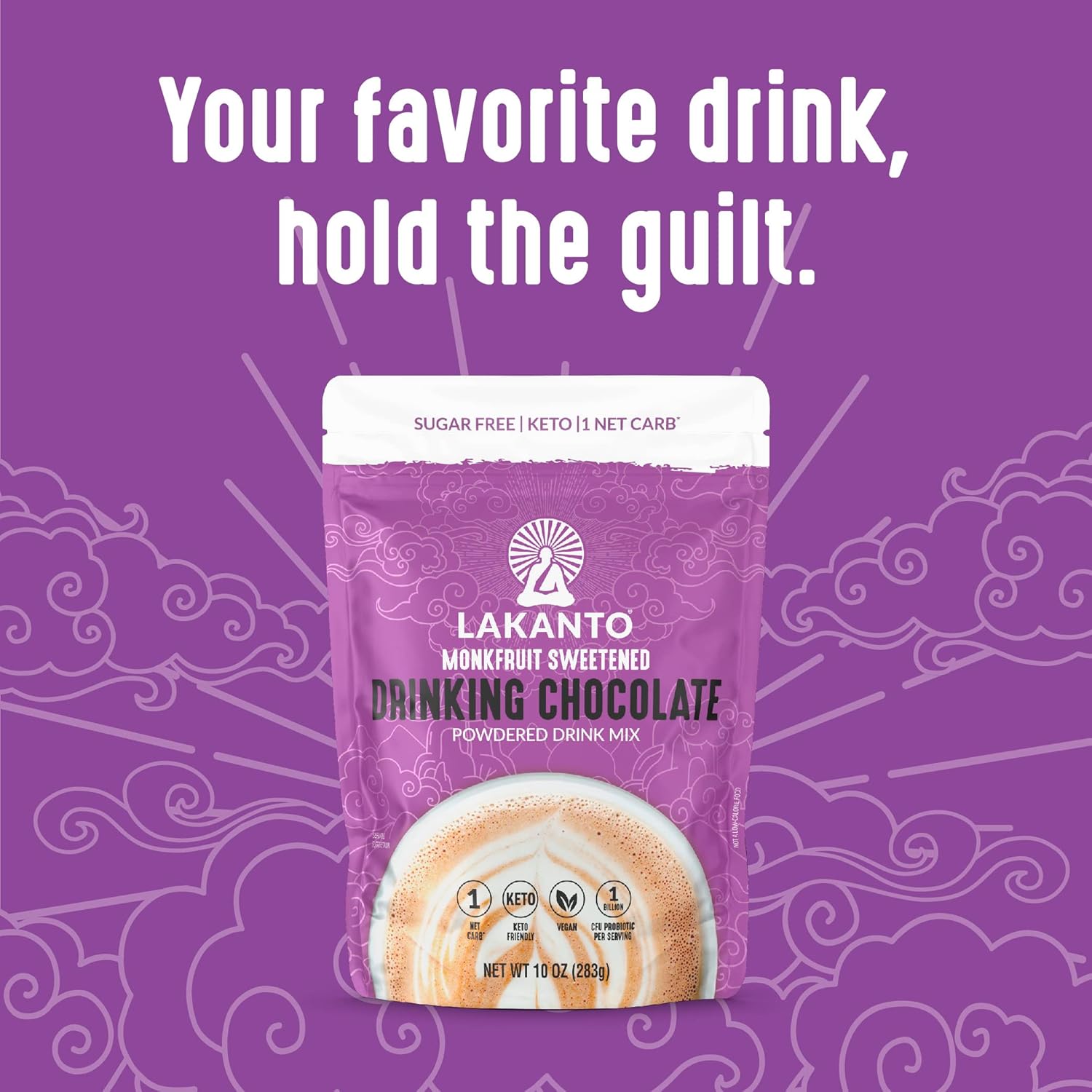 works with any milk including dairy-free options like almond, oat, or coconut milk