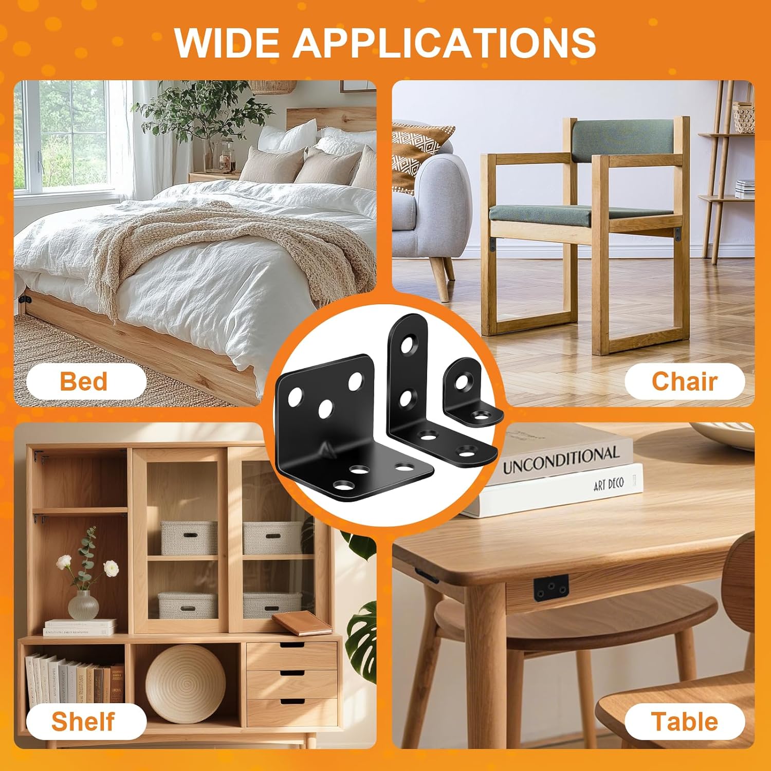 Workshop Pro L Bracket Kit for Home Office Desk Builds and Focused Study Corner Shelving