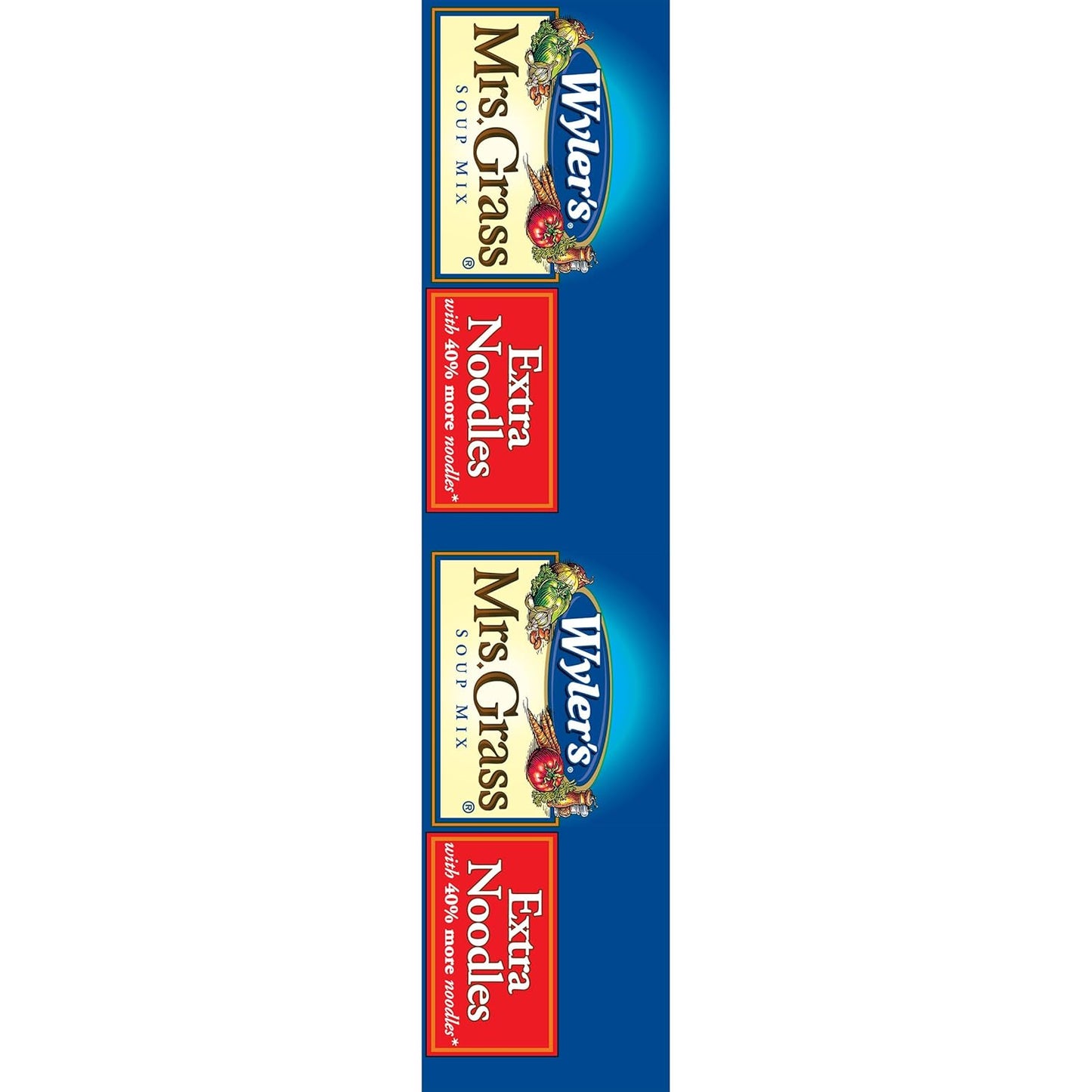 Wyler's Mrs. Grass Extra Noodles Soup Mix – Versatile Pantry Staple for Quick Family Meals