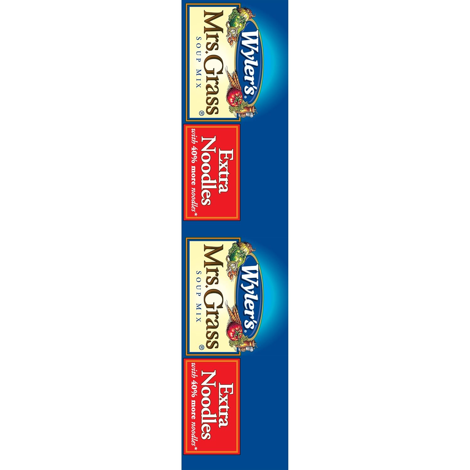 Wyler's Mrs. Grass Extra Noodles Soup Mix – Versatile Pantry Staple for Quick Family Meals