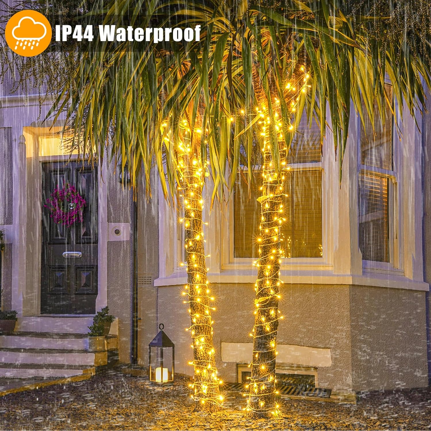 Xmars Child Safe String Lights – 100ft 300 LED 29V Cool Plug Warm White for Nursery, Playroom & Tree House Decor