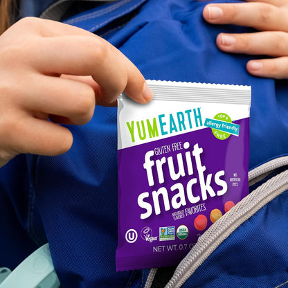 YumEarth Organic Fruit Snacks – Thoughtful Care Package Gift for Allergy Sensitive Friends and Family