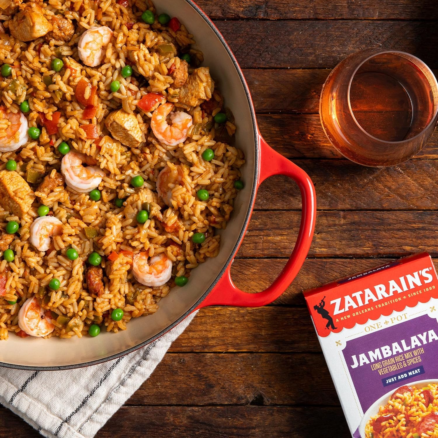 Zatarain's Jambalaya 8 oz – Mild Not Overly Spicy Family Rice Dinner for Kid Friendly Tables