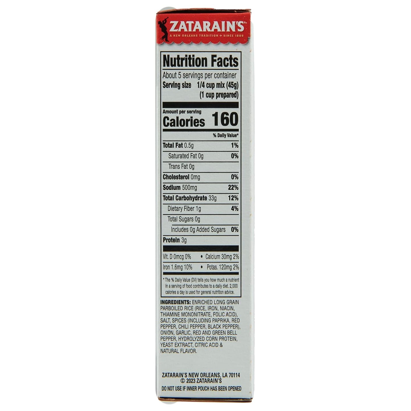 Zatarain's Jambalaya 8 oz – Mild Not Overly Spicy Family Rice Dinner for Kid Friendly Tables