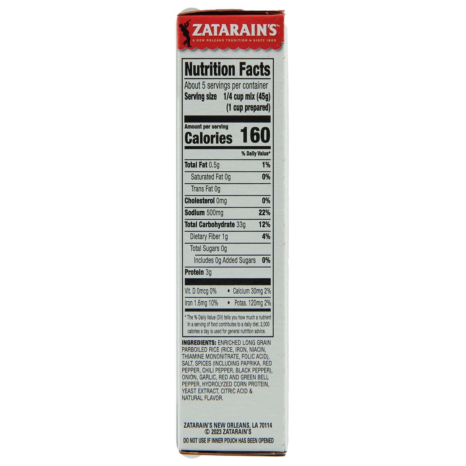 Zatarain's Jambalaya 8 oz – Mild Not Overly Spicy Family Rice Dinner for Kid Friendly Tables