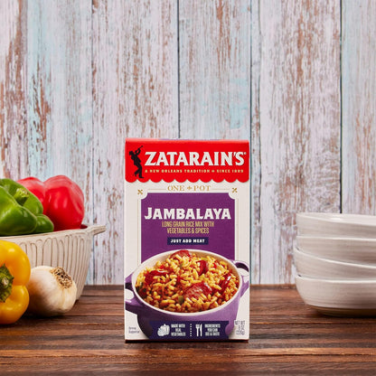 Zatarain's Jambalaya 8 oz – Mild Not Overly Spicy Family Rice Dinner for Kid Friendly Tables