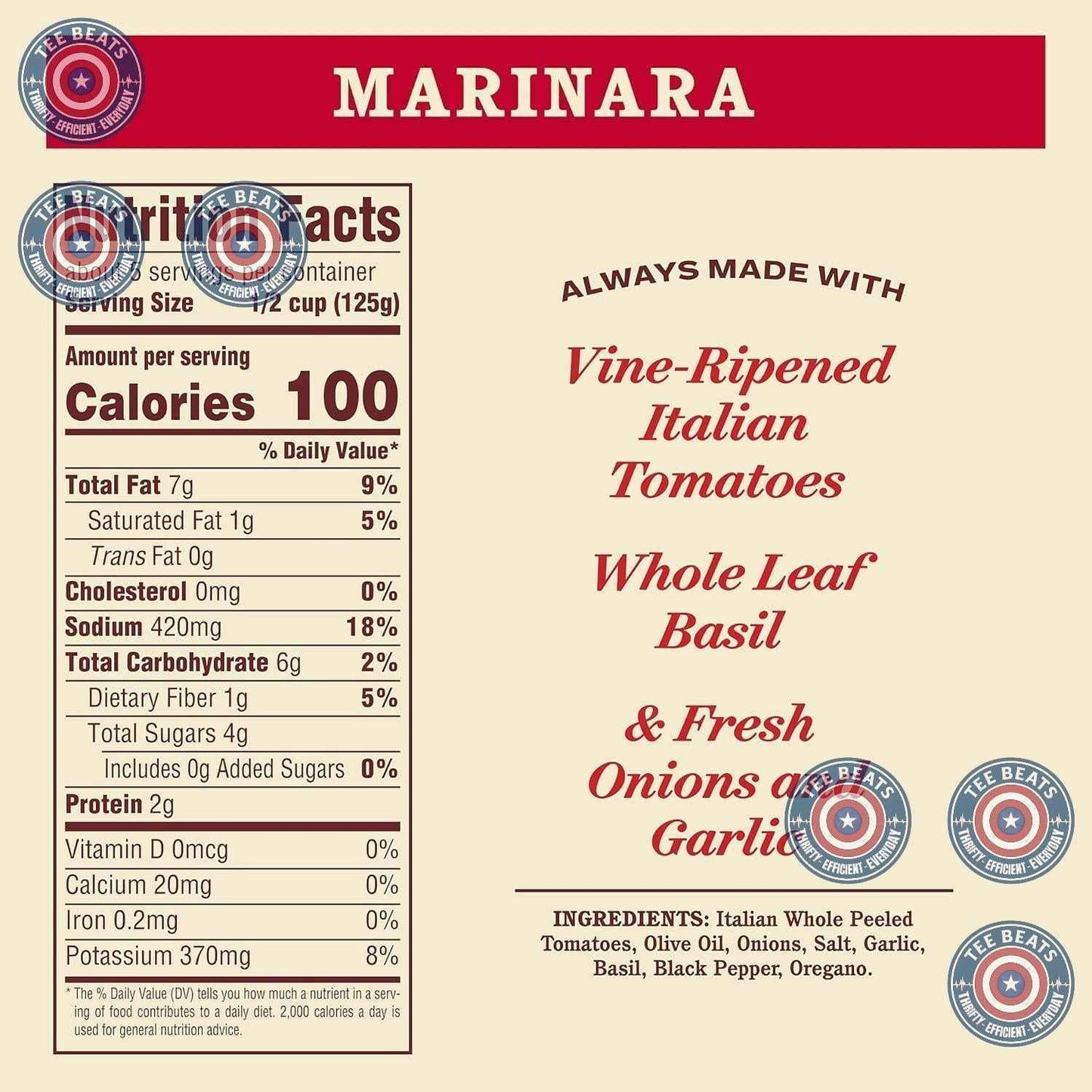 Rao's Homemade Marinara – Simple 24 oz All-Purpose Sauce, Just Tomatoes, Olive Oil, and Herbs, Made for Effortless Home Cooking