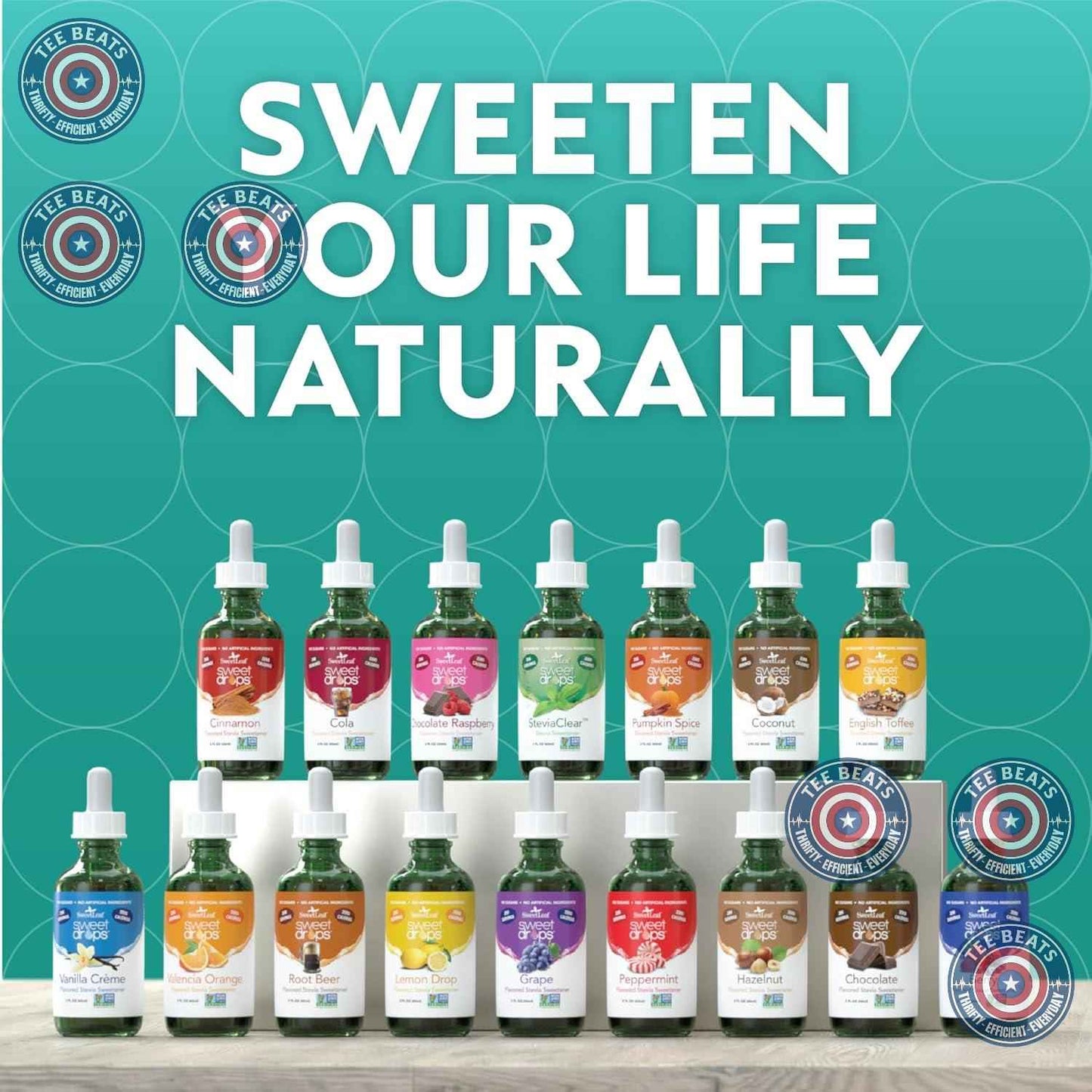 SweetLeaf Sweet Drops Vanilla Creme – Single Ingredient Style Stevia Sweetener for Clutter Free Countertops and Intentional Pantry Design
