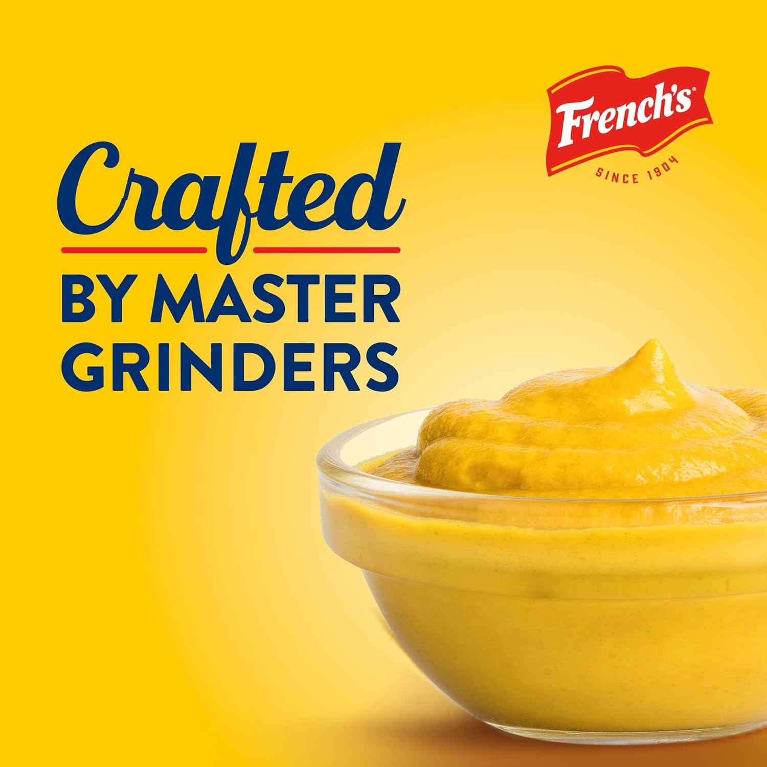 French's Classic Yellow Mustard, 105 oz – Cookout and Tailgate Mustard for Grilling Stations and Patio Condiment Caddies