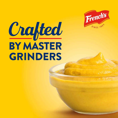 French's Classic Yellow Mustard, 105 oz – Cookout and Tailgate Mustard for Grilling Stations and Patio Condiment Caddies