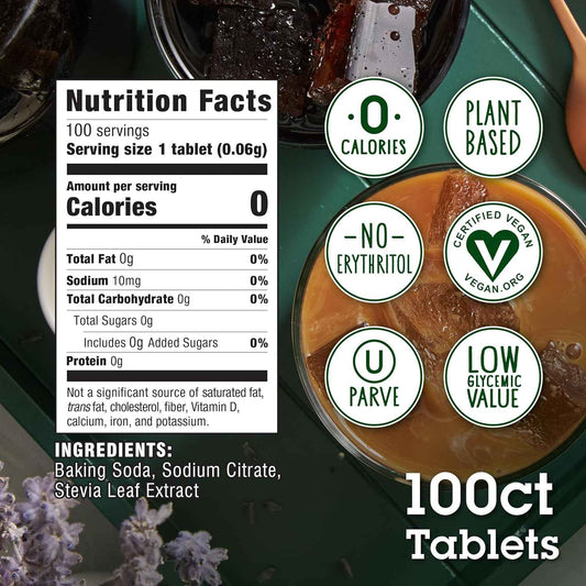 Stevia In The Raw Stevia Sweetener Tablets – No-Mess Desk Sweetener for Office Coffee