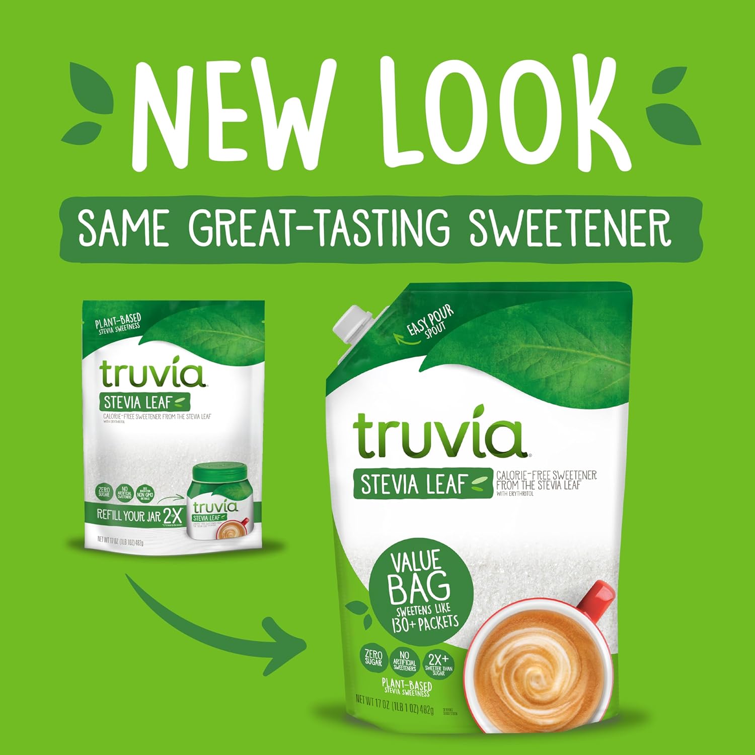 zero calories, zero sugar, and no artificial sweeteners