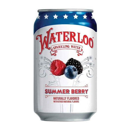 Waterloo Sparkling Water Guava Berry – Healthy Hostess Gift for Housewarming Celebrations