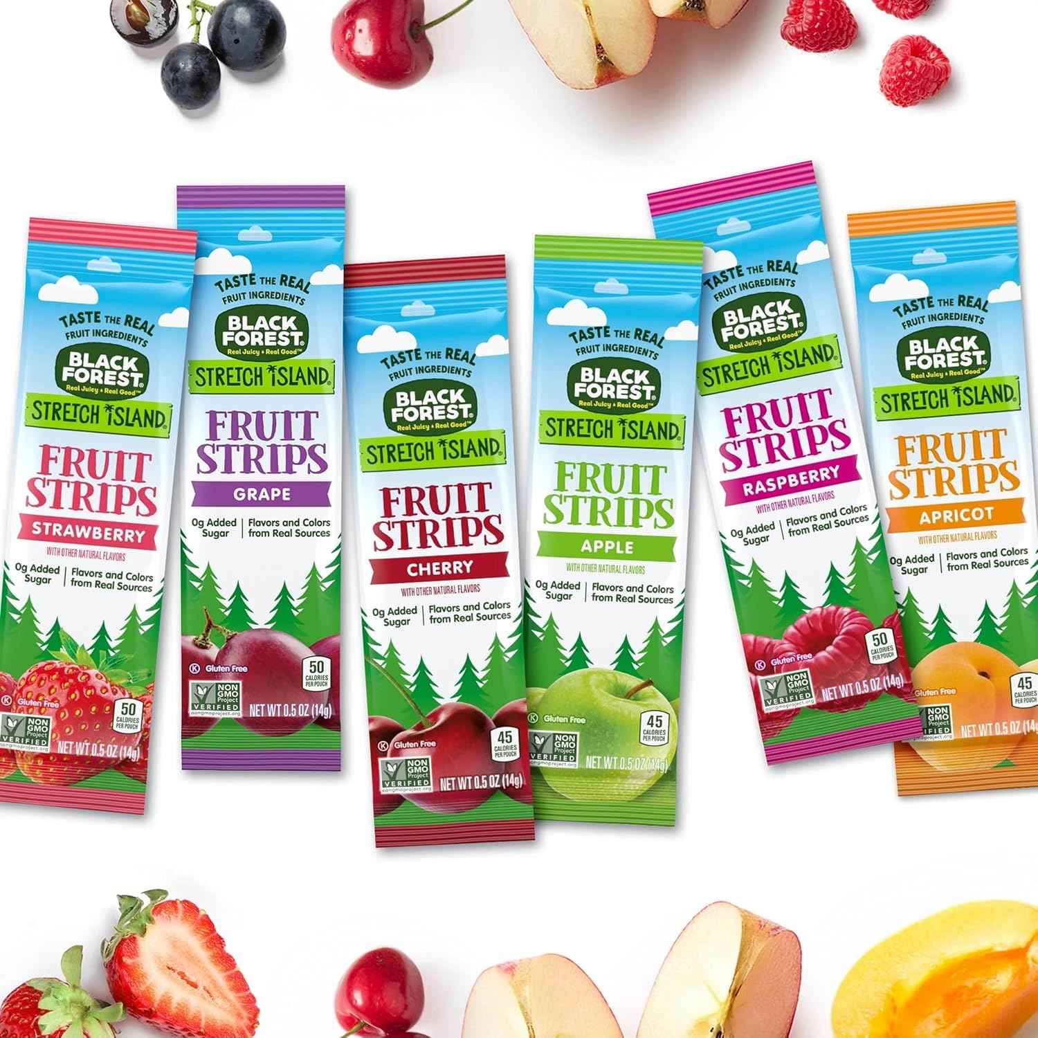 Stretch Island Fruit Strips – Hiking and Backpacking Trail Snack, Lightweight 0.5 oz 48-Count Pack