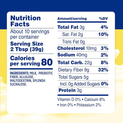SPLENDA Sugar-Free Sweetened Condensed Milk – Thoughtful Birthday Gift for Bakers Who Count Calories, 14 oz Can