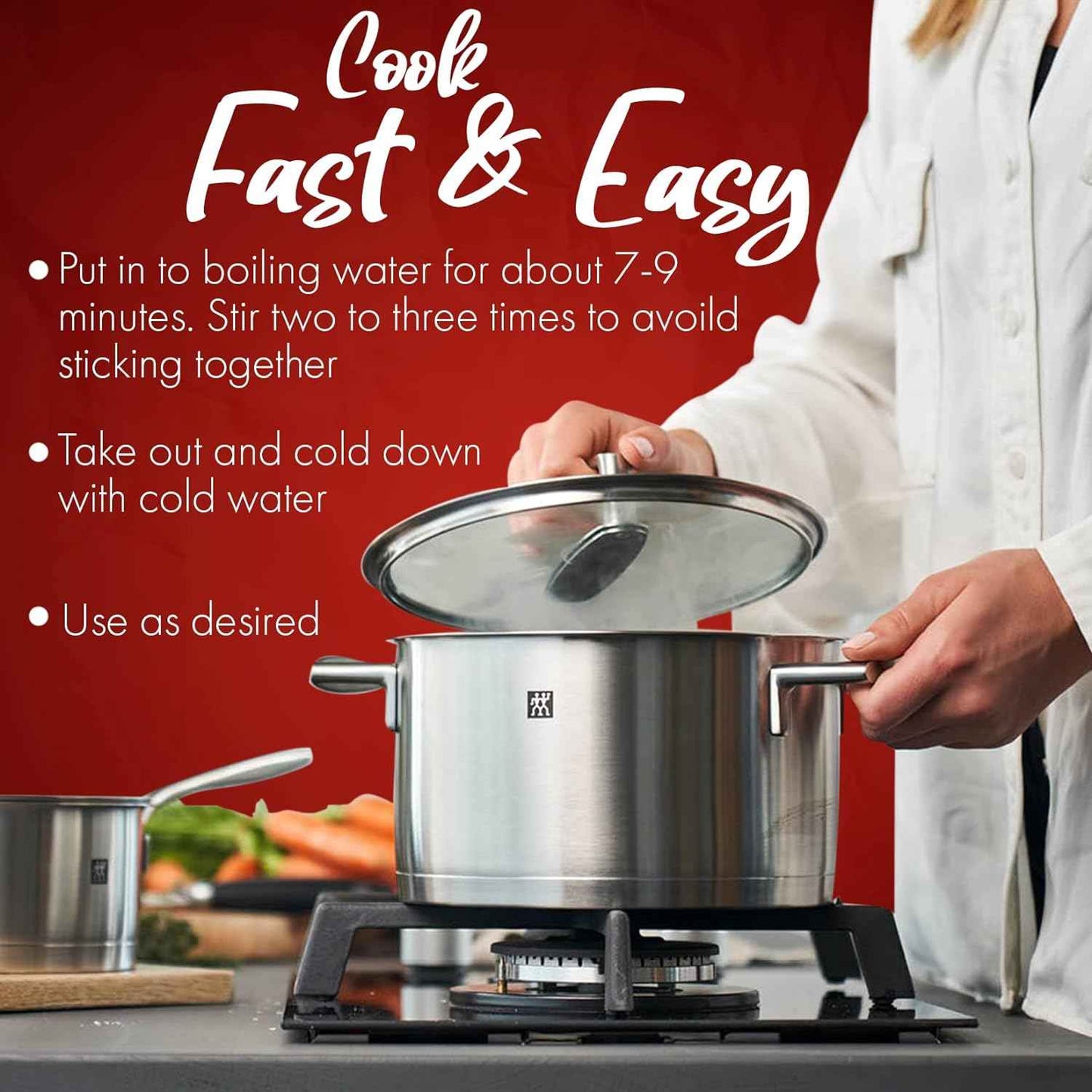 Fusion Select Sweet Potato Glass Noodles – Soothing Hot Pot Noodles for a Self-Care Sunday Dinner, No Sodium