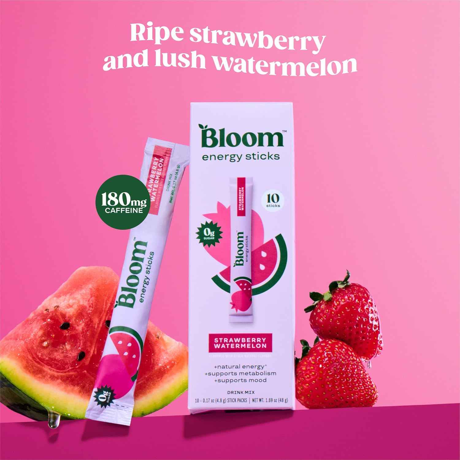 Bloom Nutrition Energy Stick Variety Box – Thoughtful Birthday Gift for Her Best Friend or Sister