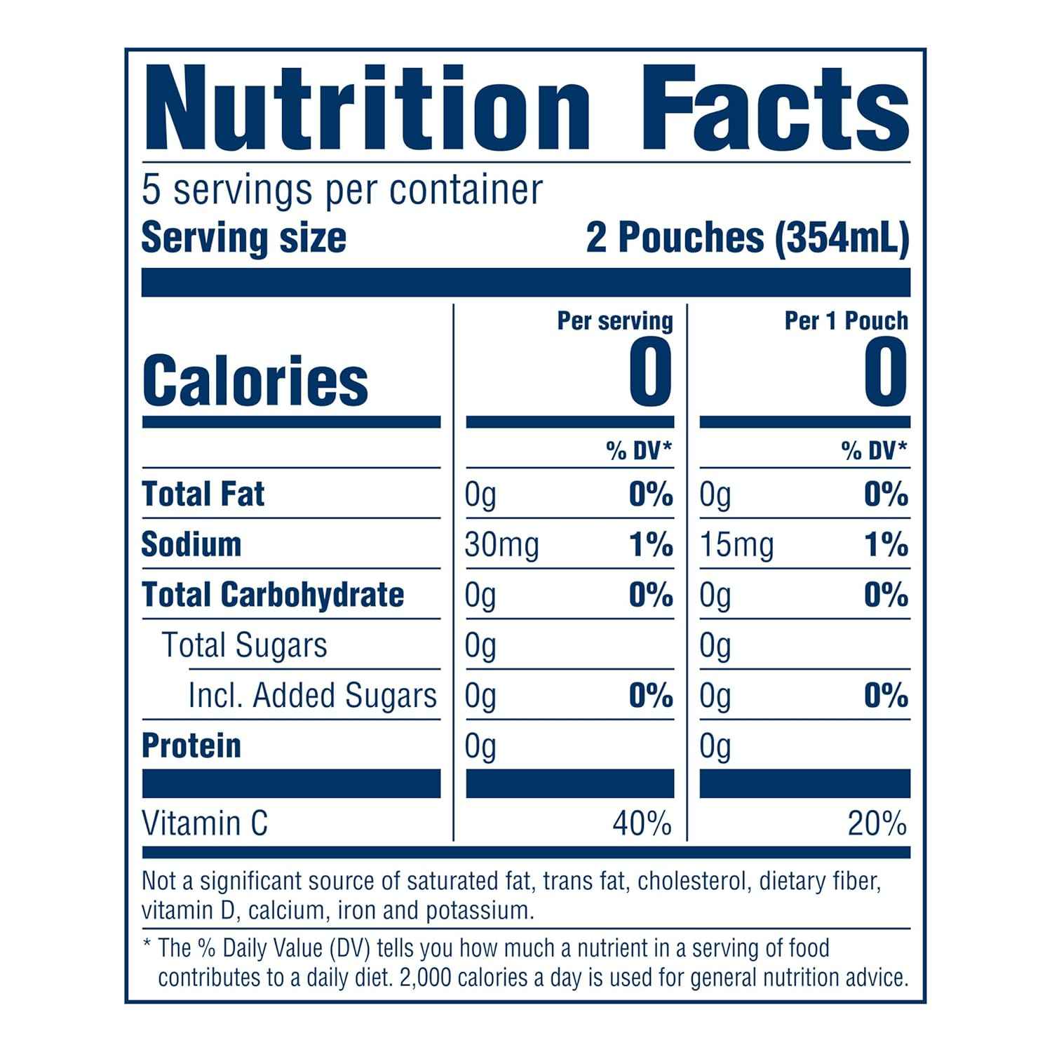Kool-Aid Jammers Tropical Punch Zero Sugar Pouches, 10 ct Box, Lunchbox Drink for School-Age Kids