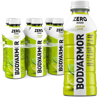 BODYARMOR ZERO Sugar Lemon Lime – Clean-Label Electrolyte Drink for an Uncluttered Wellness Fridge