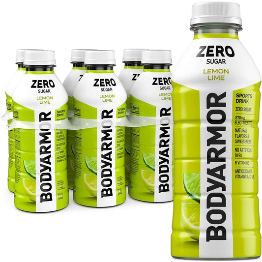 BODYARMOR ZERO Sugar Lemon Lime – Clean-Label Electrolyte Drink for an Uncluttered Wellness Fridge